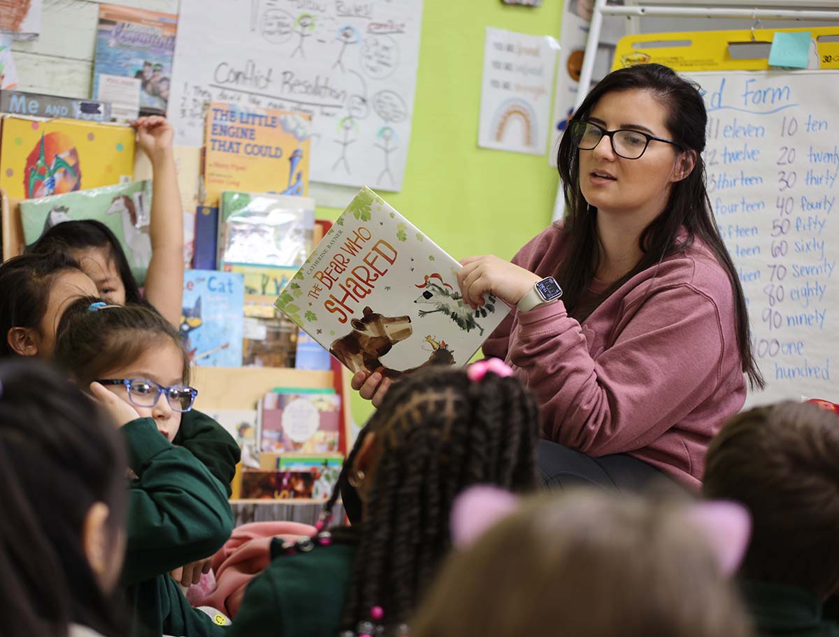 Gateway Science Academy of St. Louis - South Teacher smiling.
